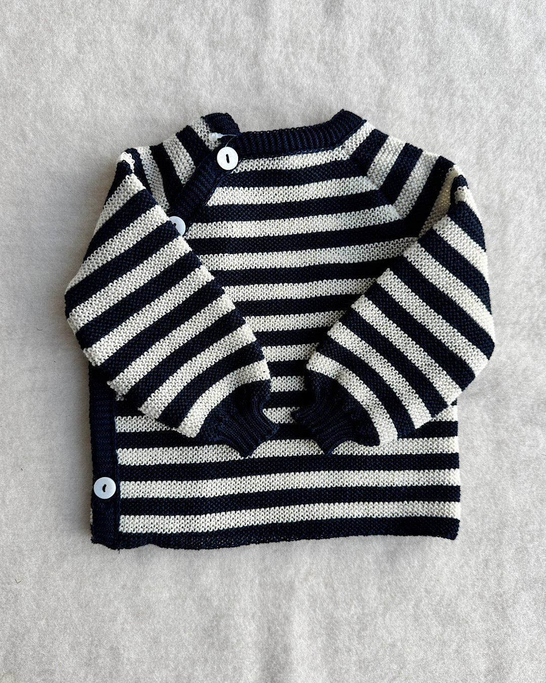 Uldtrøje - natur/marine