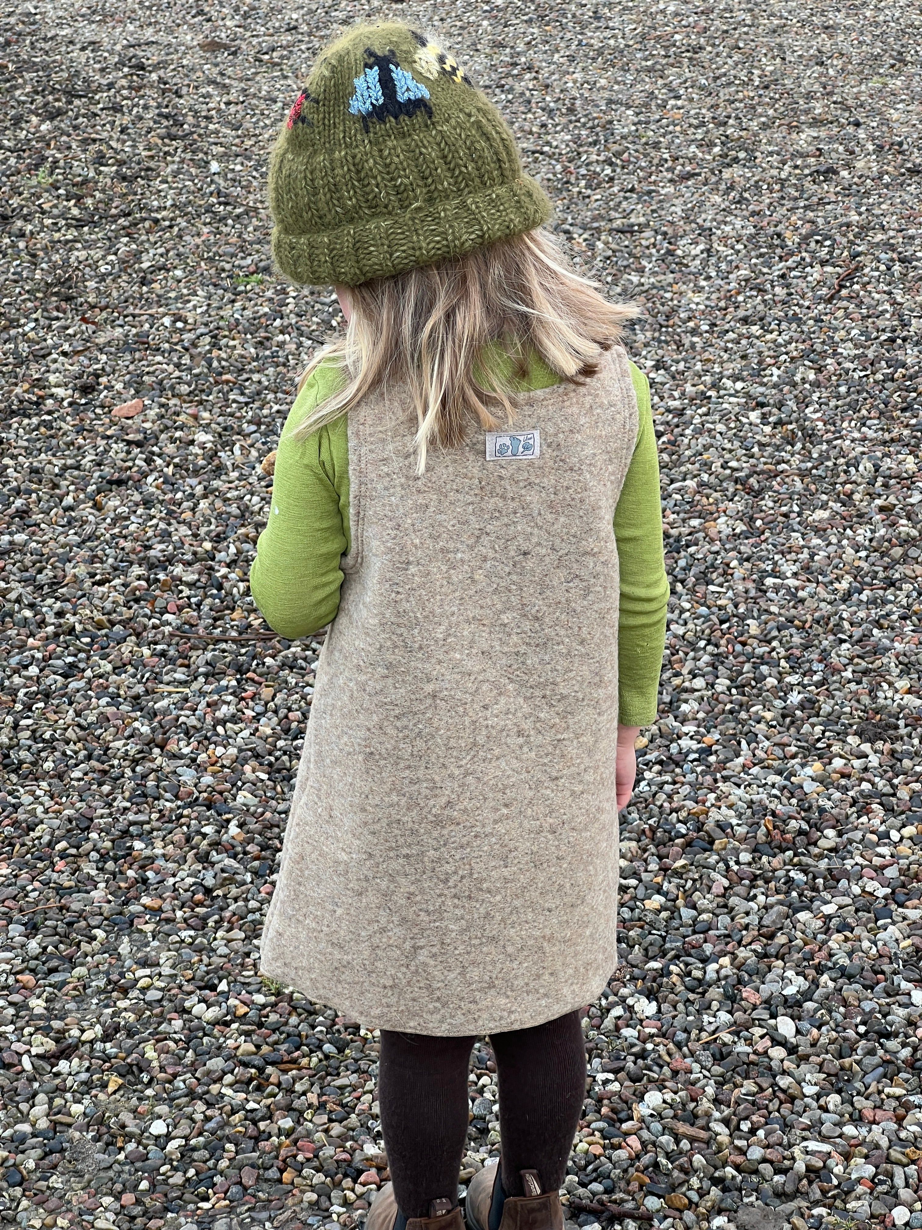 Long-sleeved t-shirt with American closure wool/silk as