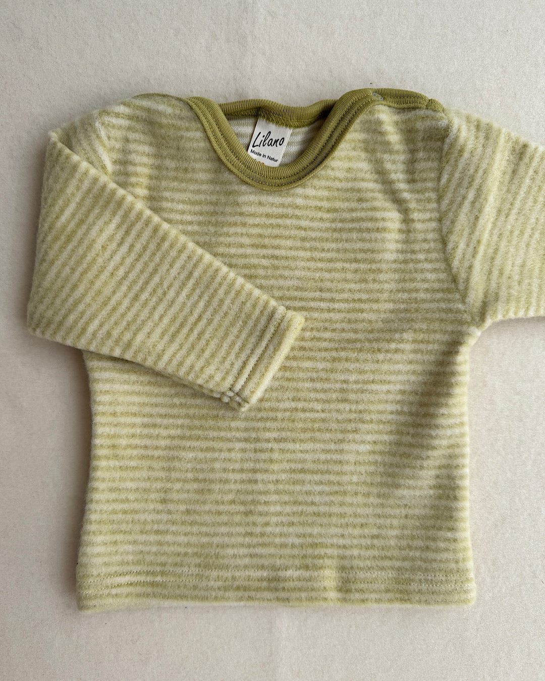 Bluse - kiwi/natur