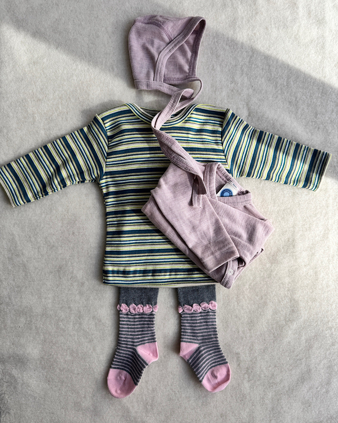 Bomuldsstrømpebukser - antracit