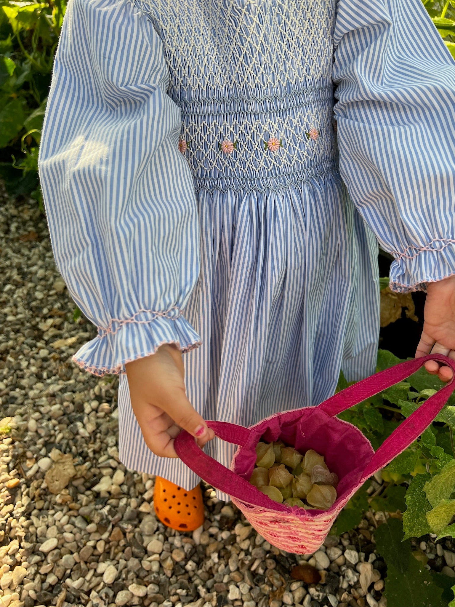 Flower Hermione dress with smock