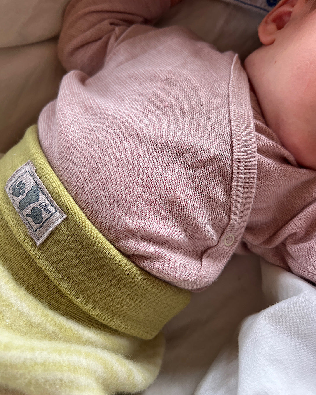 Baby body wrap wool/silk