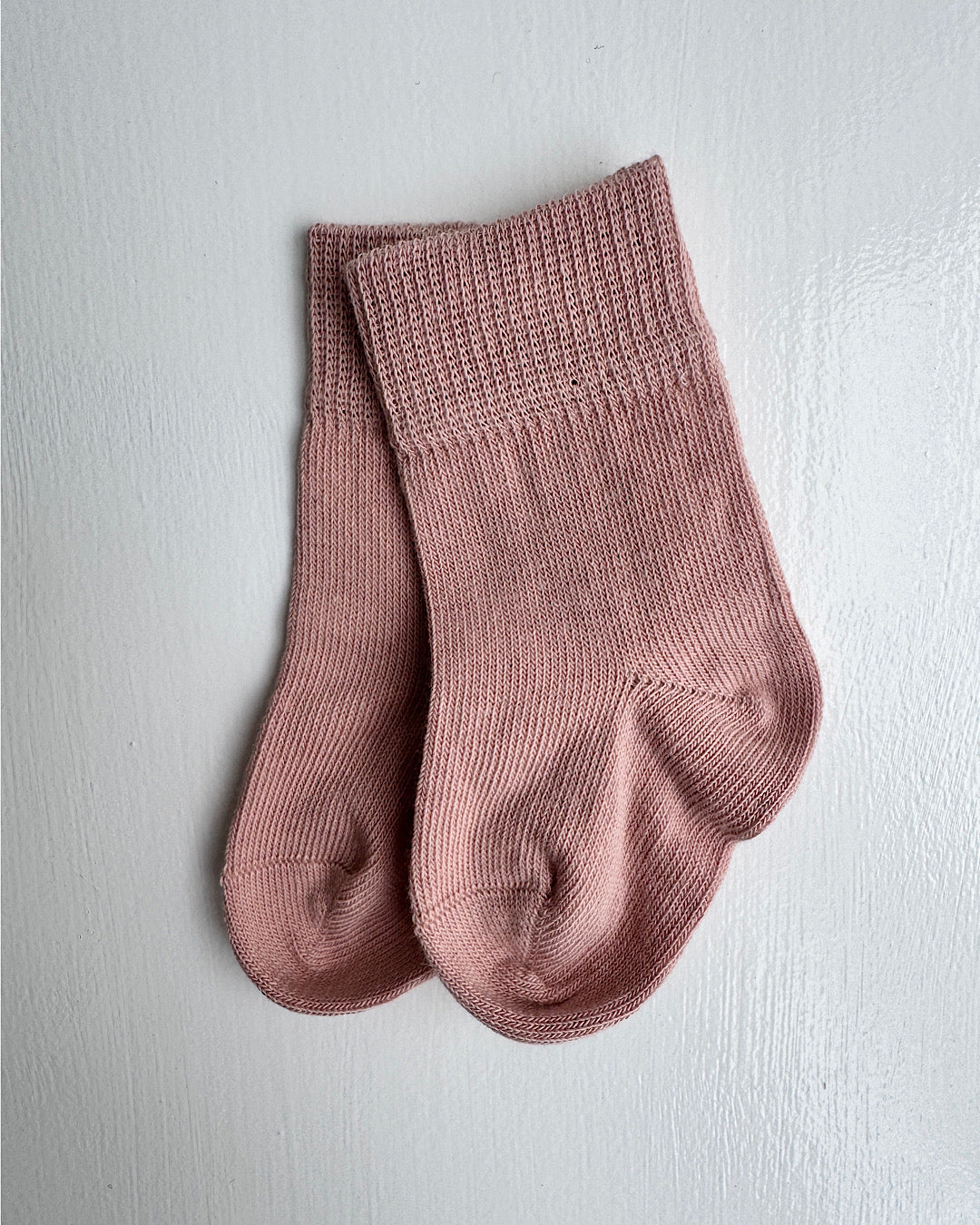 Bomuldssokker - mistyrose