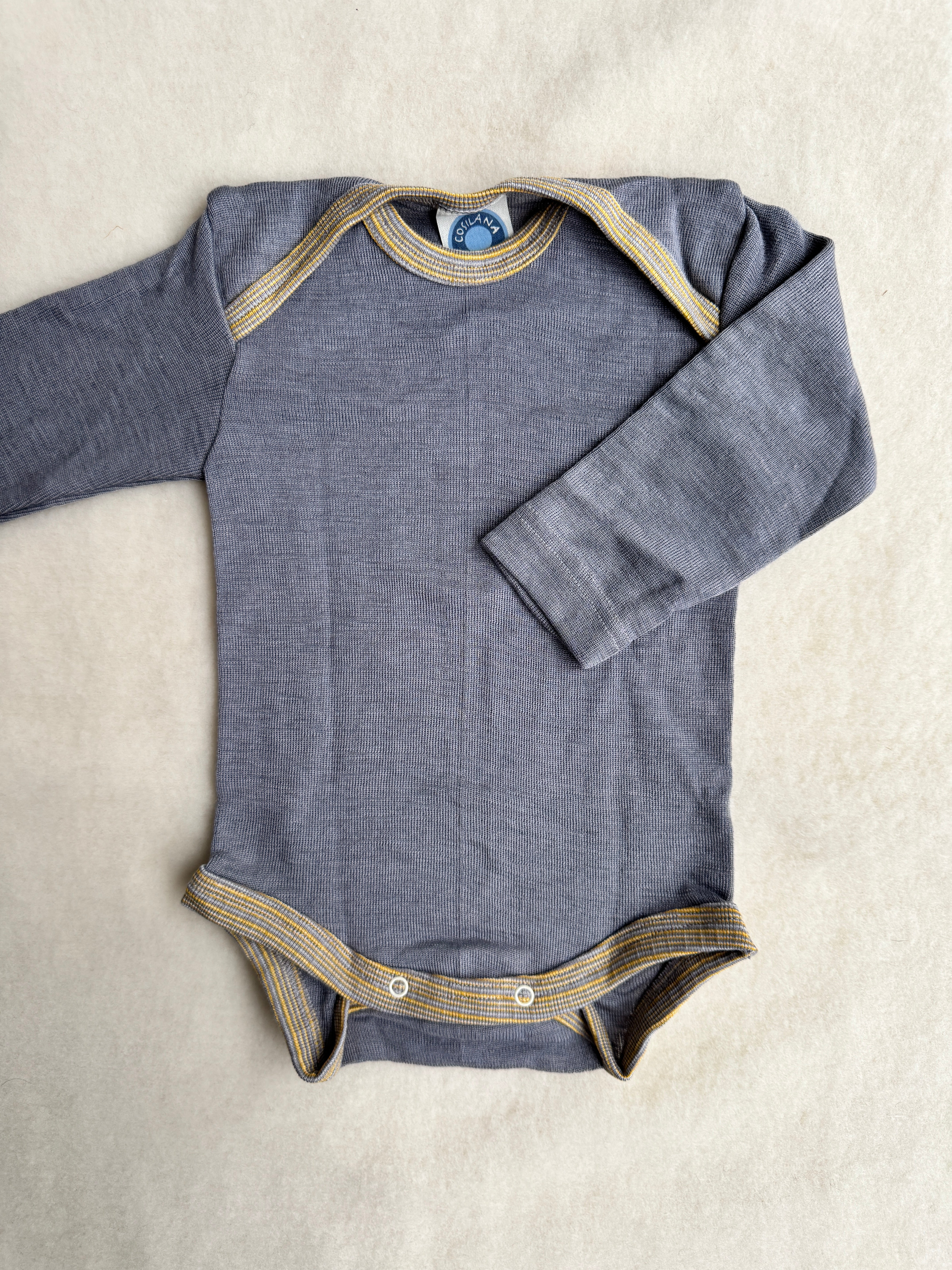 Body uld/silke - grå