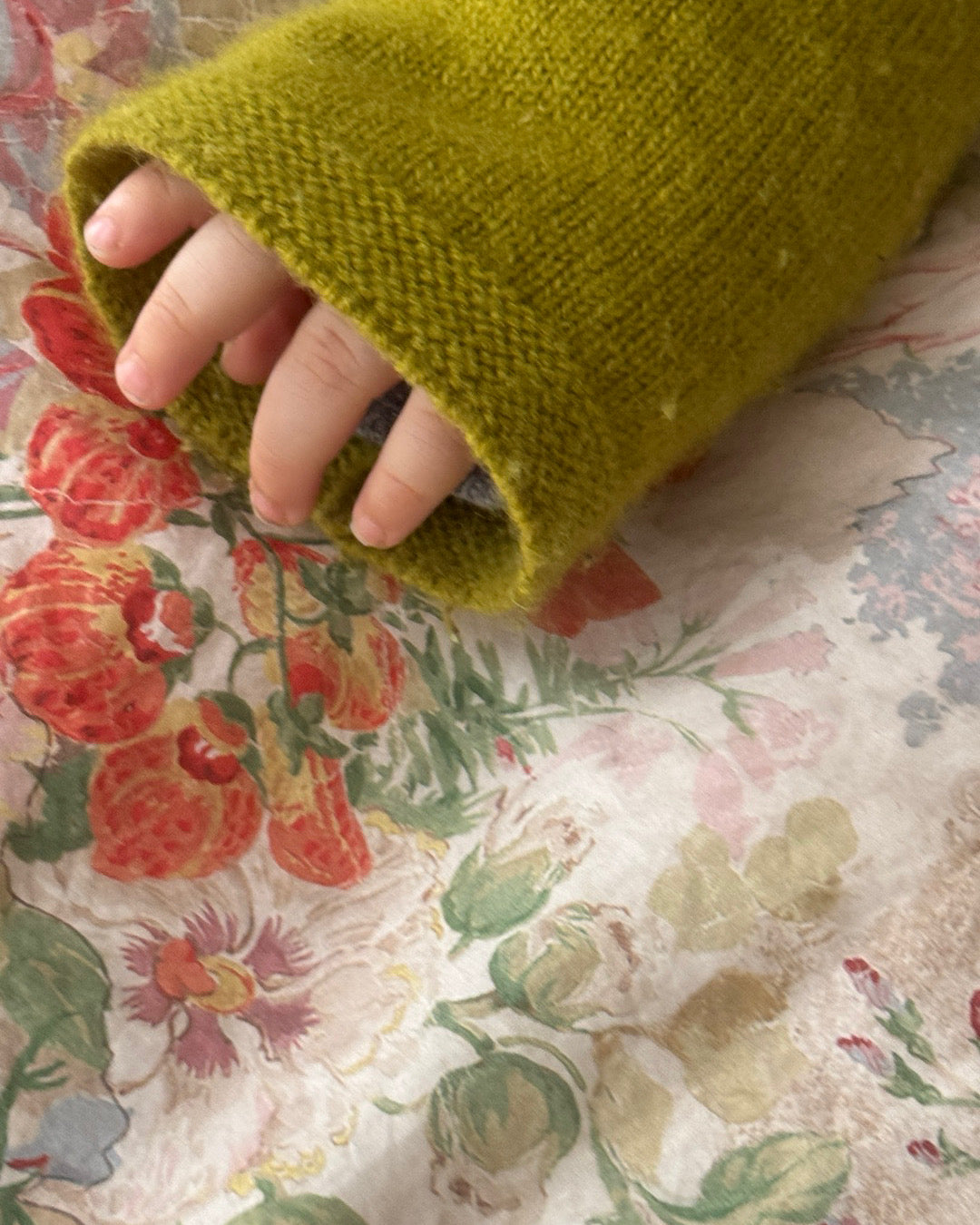 Blomst GOTS 100% cashmere cardigan Pære