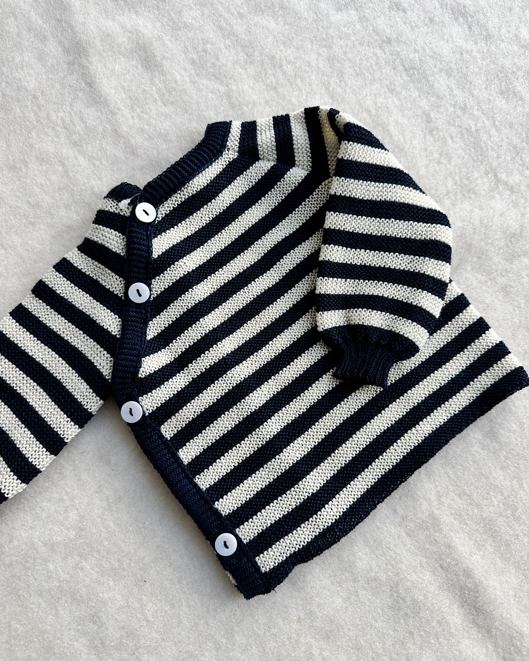 Uldtrøje - natur/marine