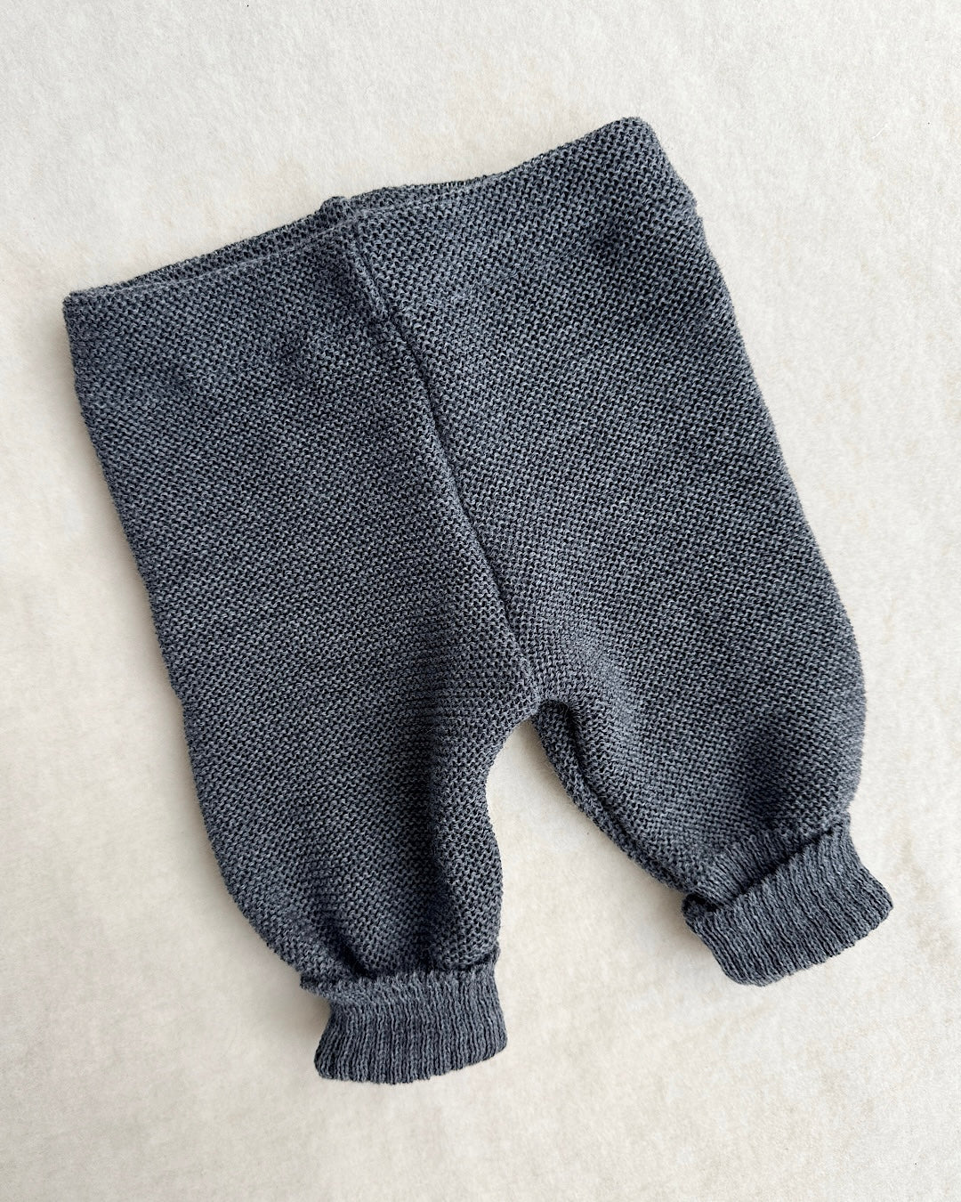 Strikbukser uld - antracit