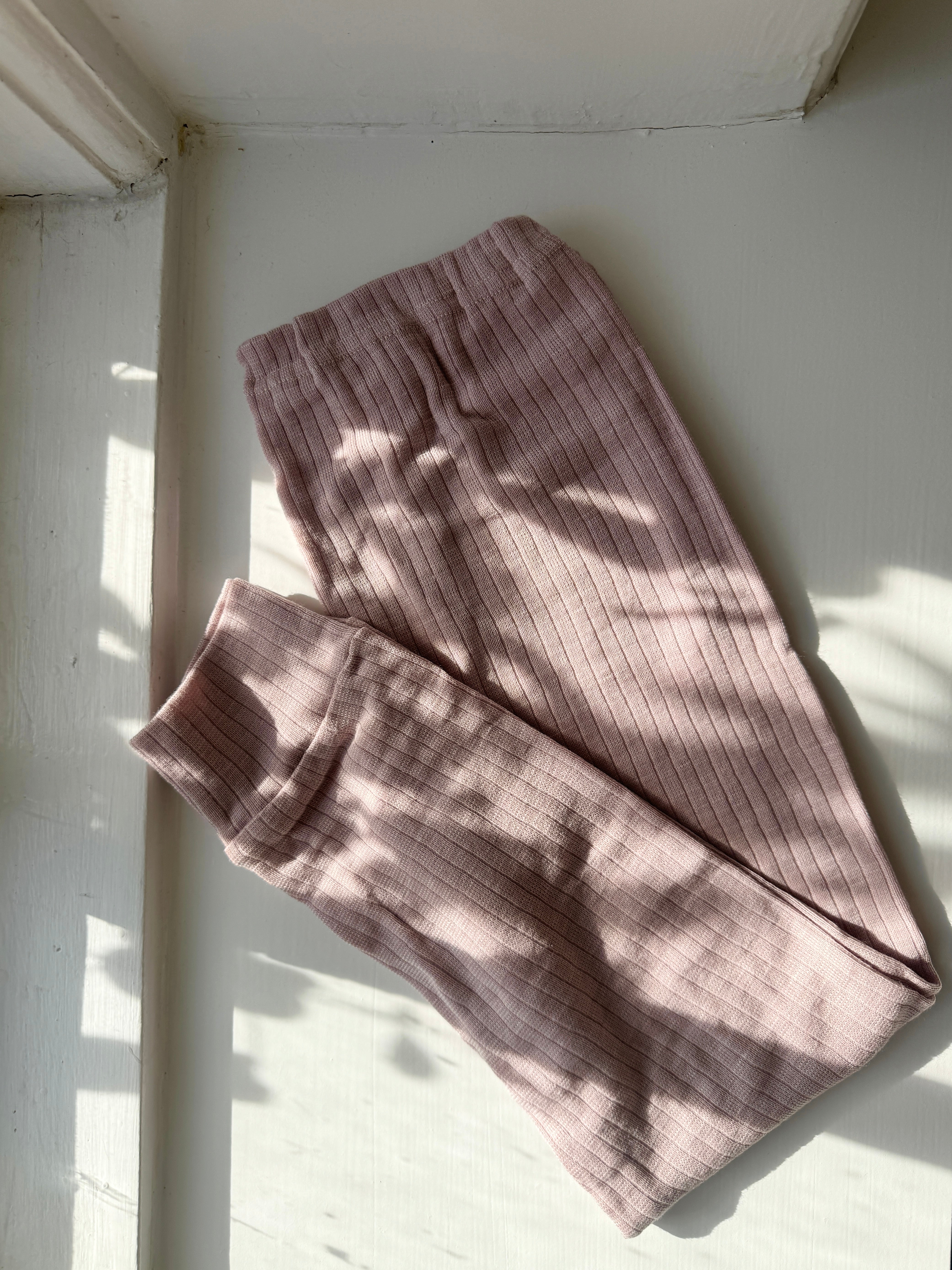 Bukser uld/silke/bomuld - rosa