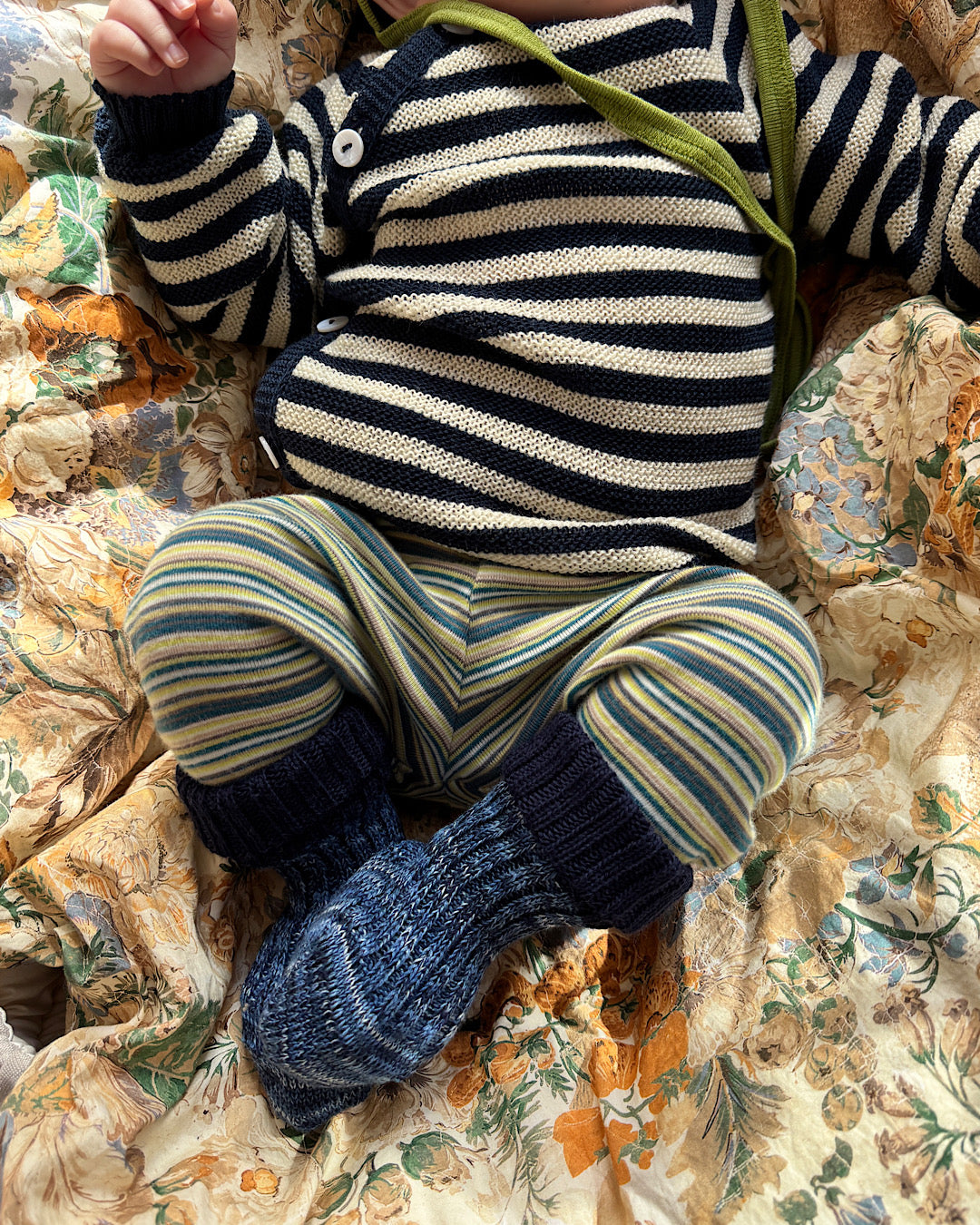 Uldtrøje - natur/marine