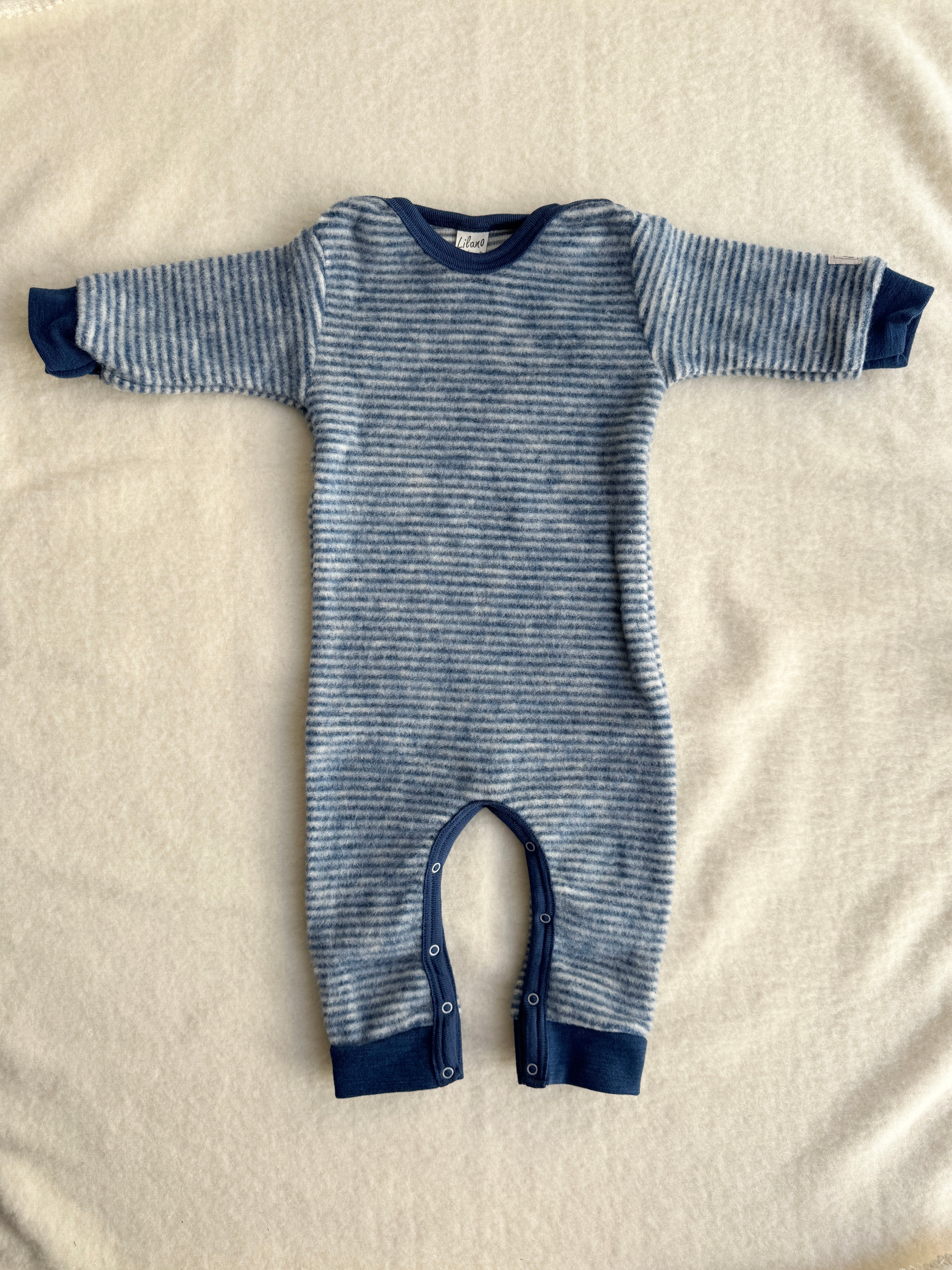 Heldragt - marineblå strib