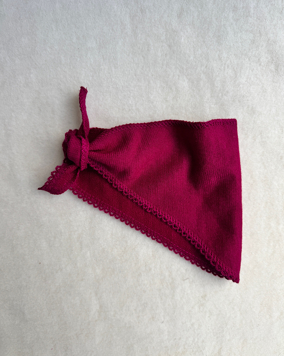 Tørklæde uld/sike - Bær