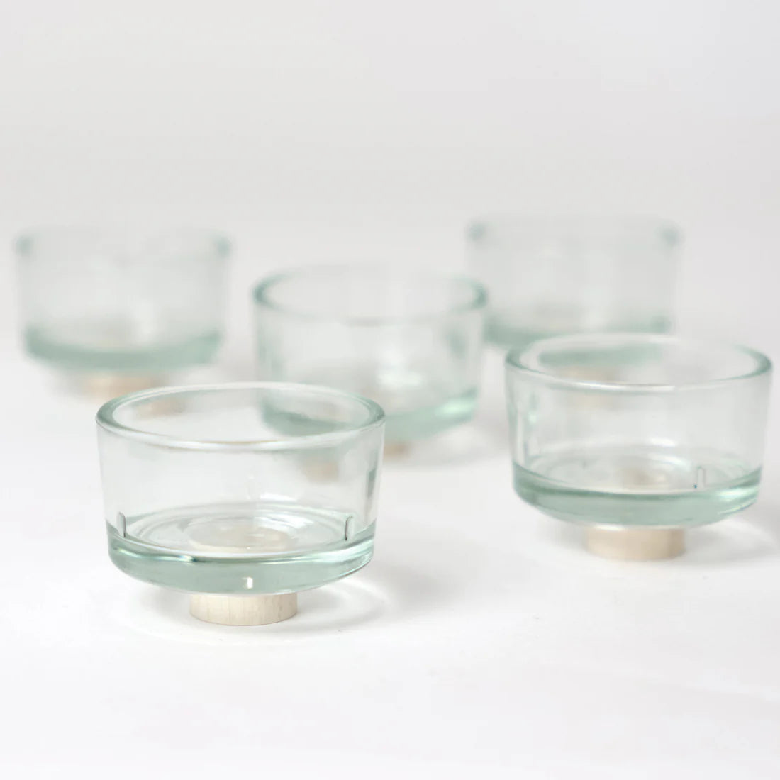 Fyrfadsstage i glas