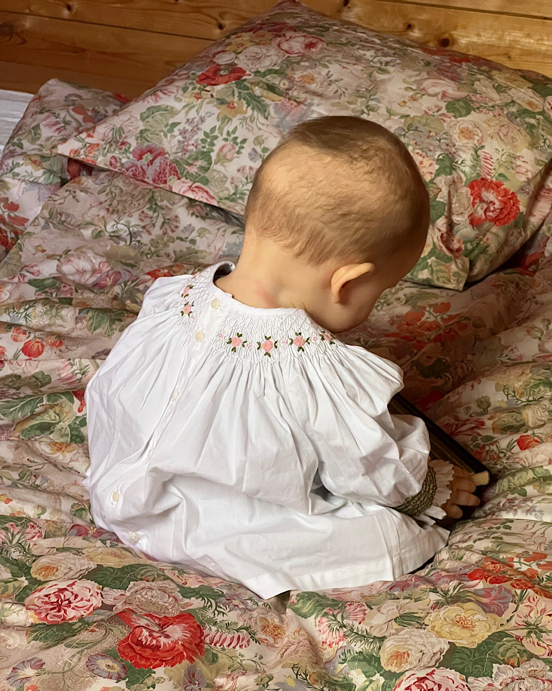 Blomst Amber kjole med smock