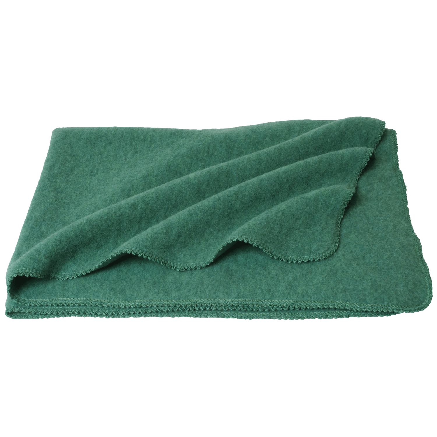 100% Uldfleece tæppe med smuk kant - Salvie