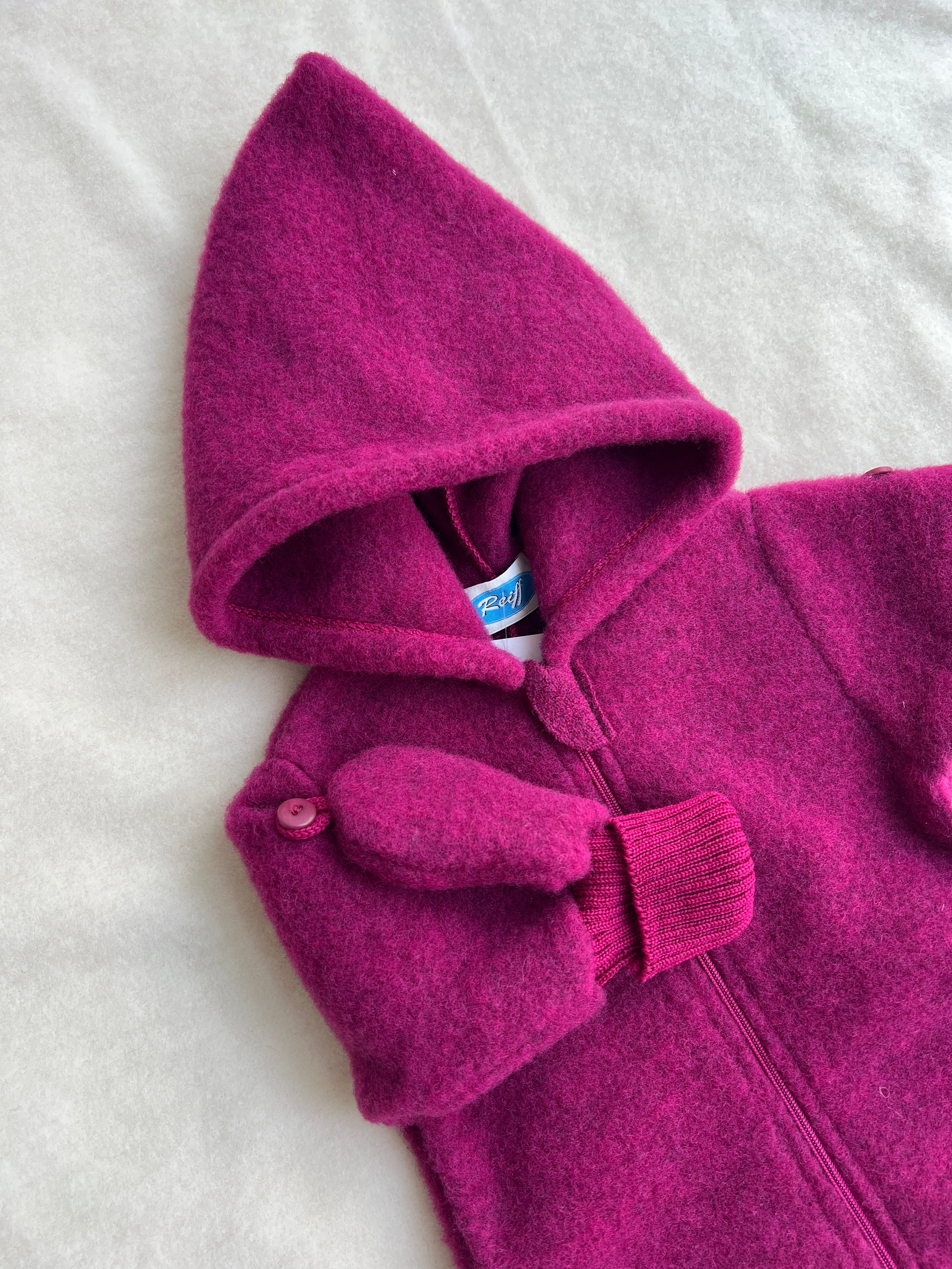 Køredragt i 100% børstet uldfleece - bær