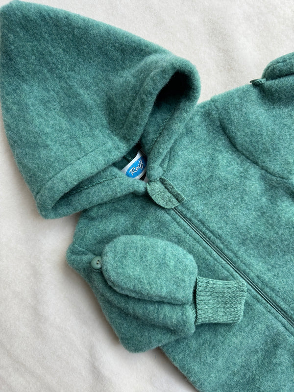 Køredragt i 100% børstet uldfleece - bær