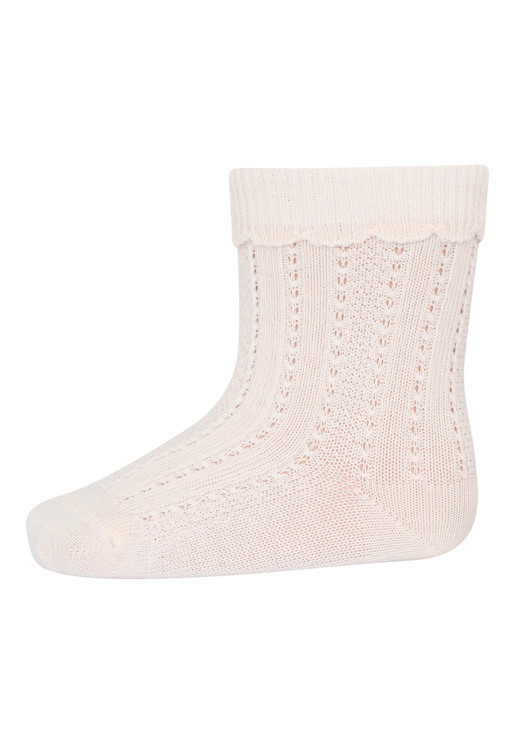 Babystrømper hulmønster