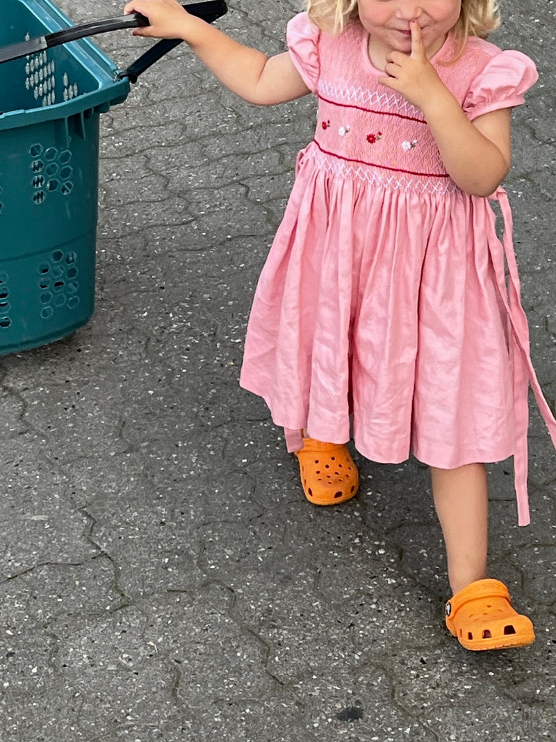 Blomst Rita kjole med smock