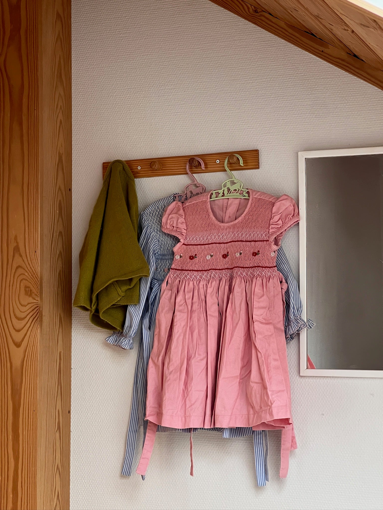 Flower Rita dress with smock