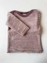 Bluse - mauve/natur