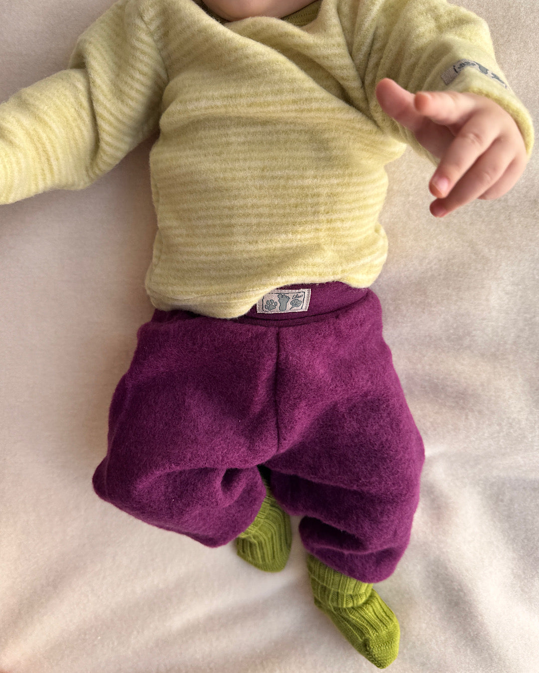 Trousers - berry