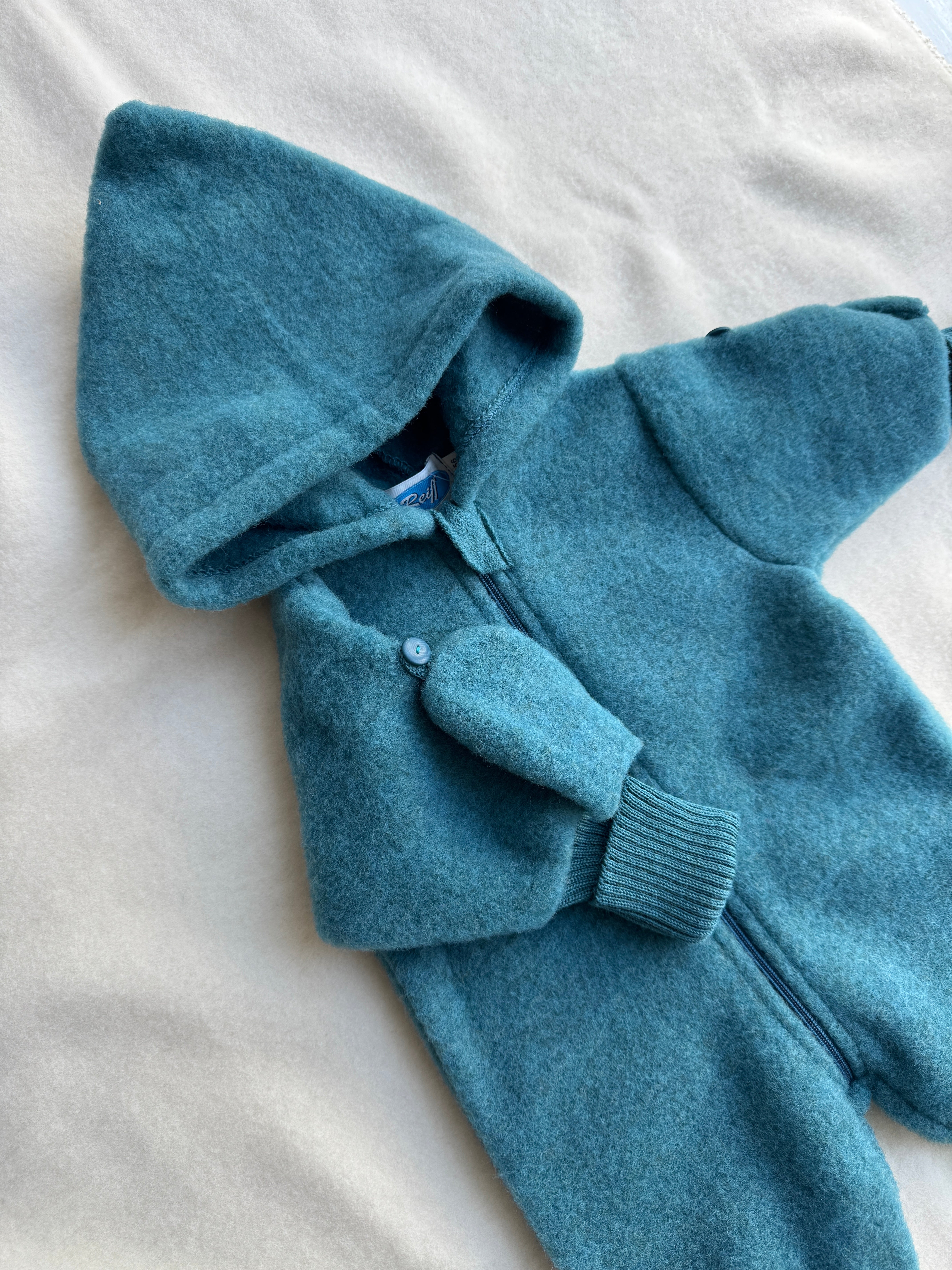 Køredragt i 100% børstet uldfleece - Caribien