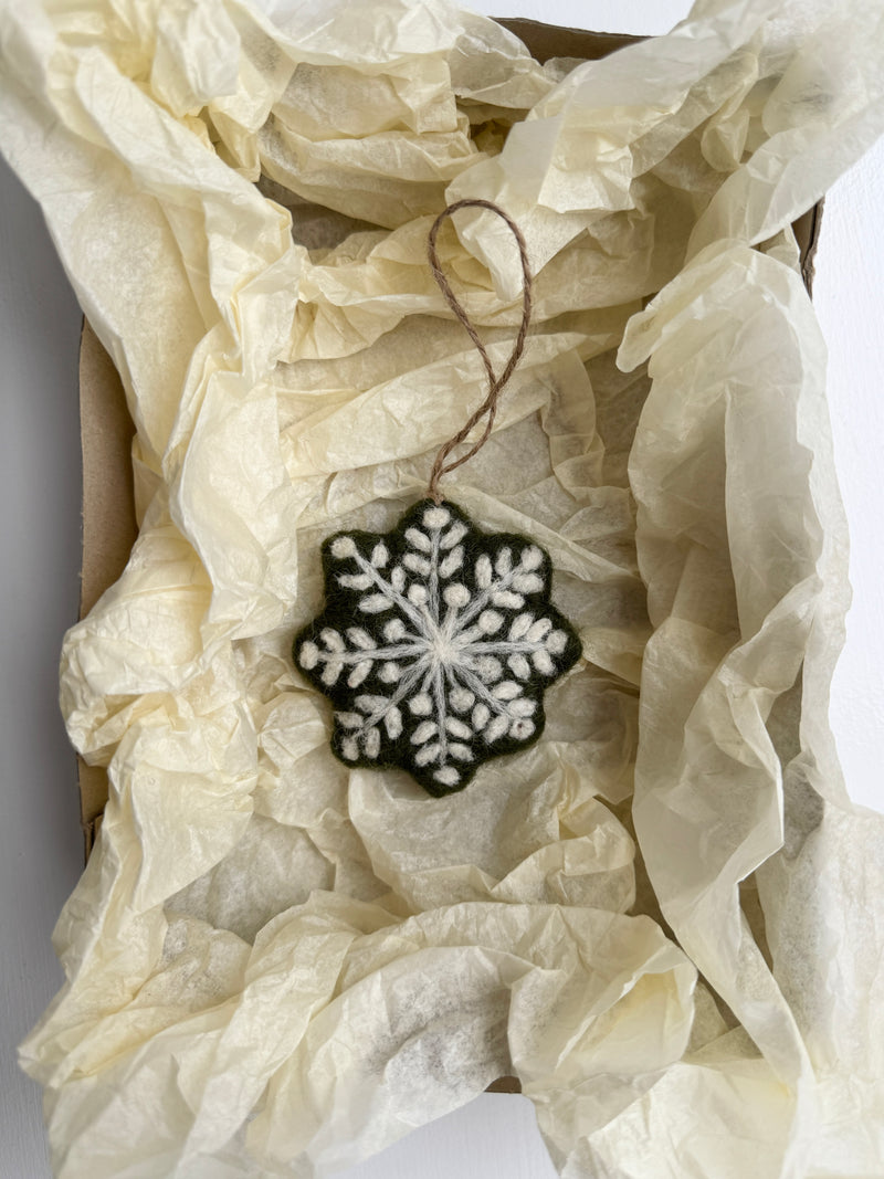 Julepynt - kagehus grøn