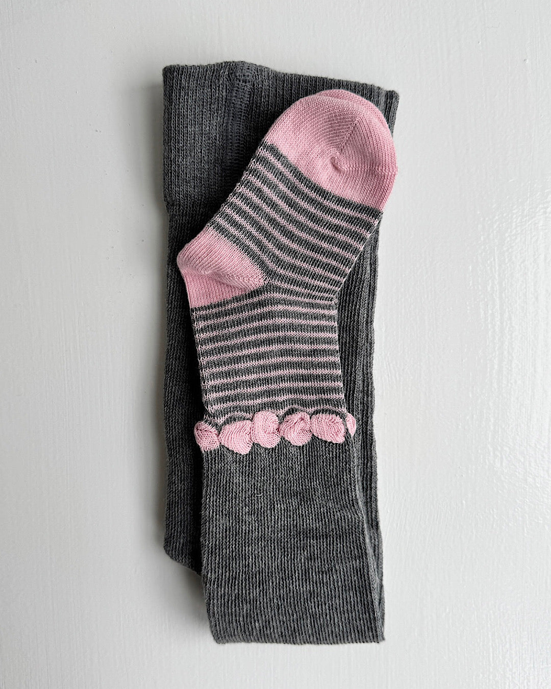 Bomuldsstrømpebukser - antracit