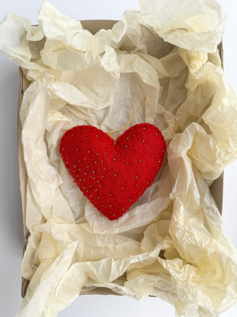 Julepynt - julehjerte