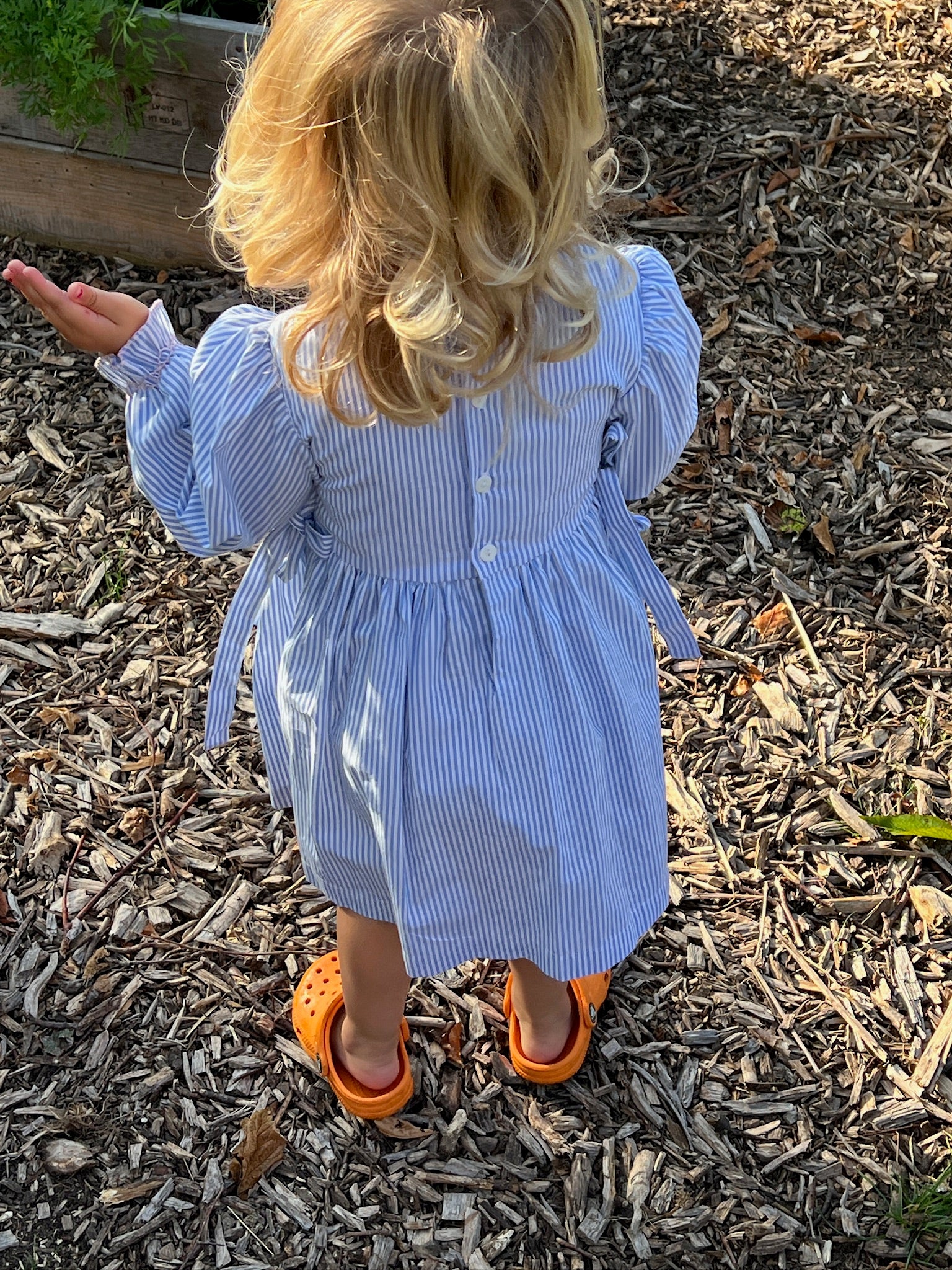 Flower Hermione dress with smock