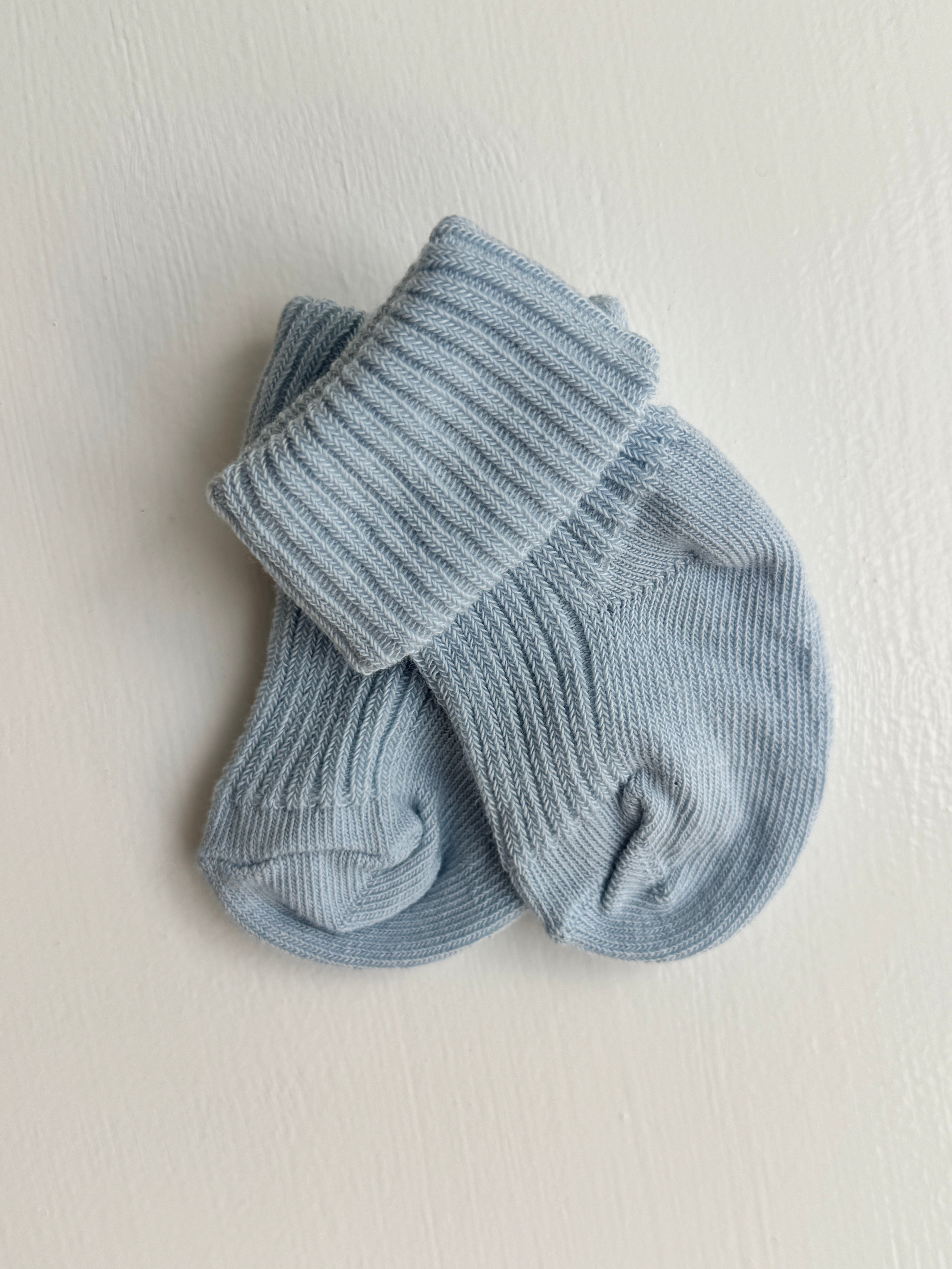 Babystrømper bomuld - Blue Bell