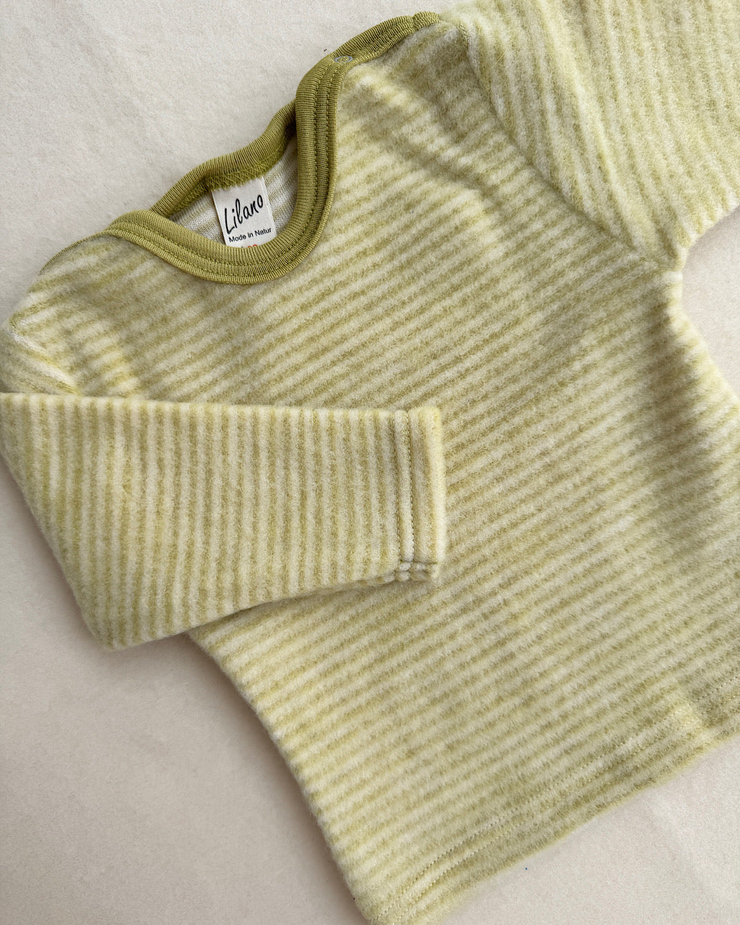 Bluse - kiwi/natur