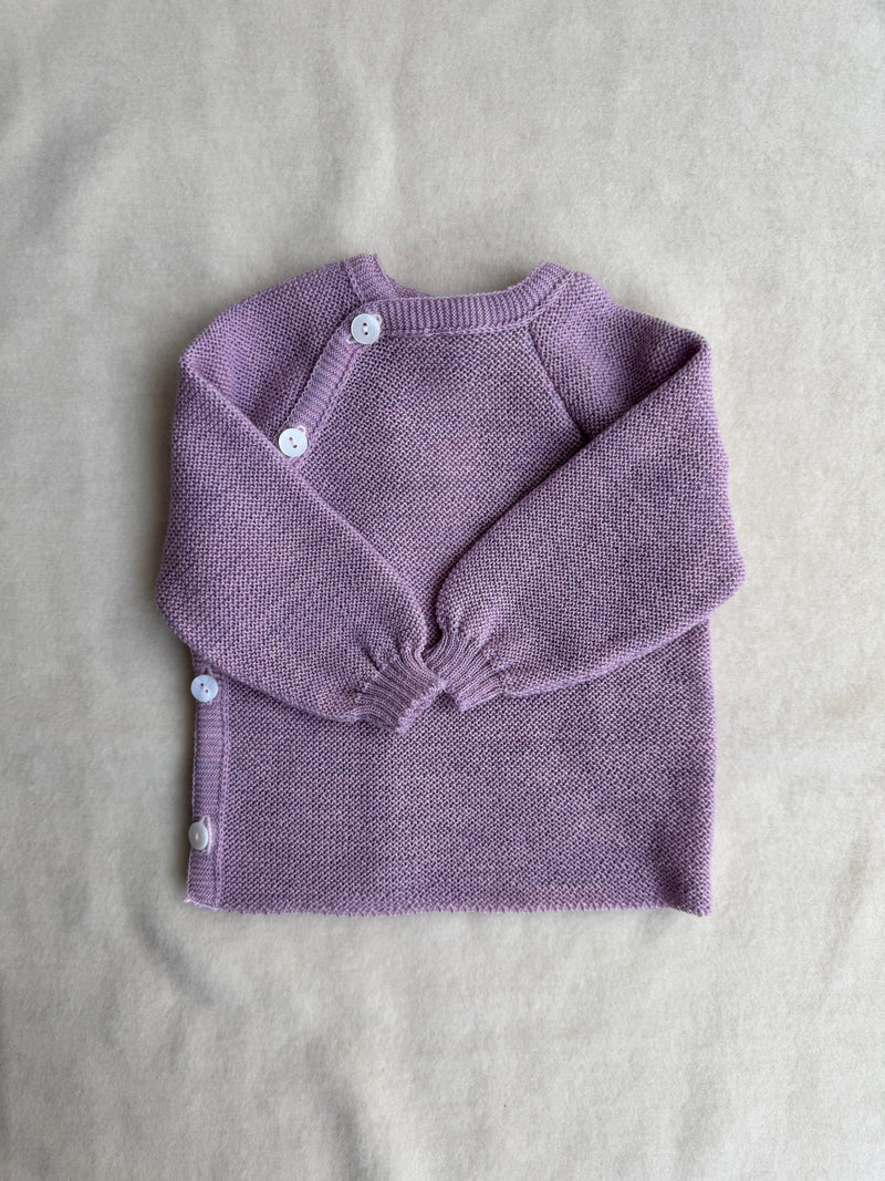 Uldtrøje - lavendel