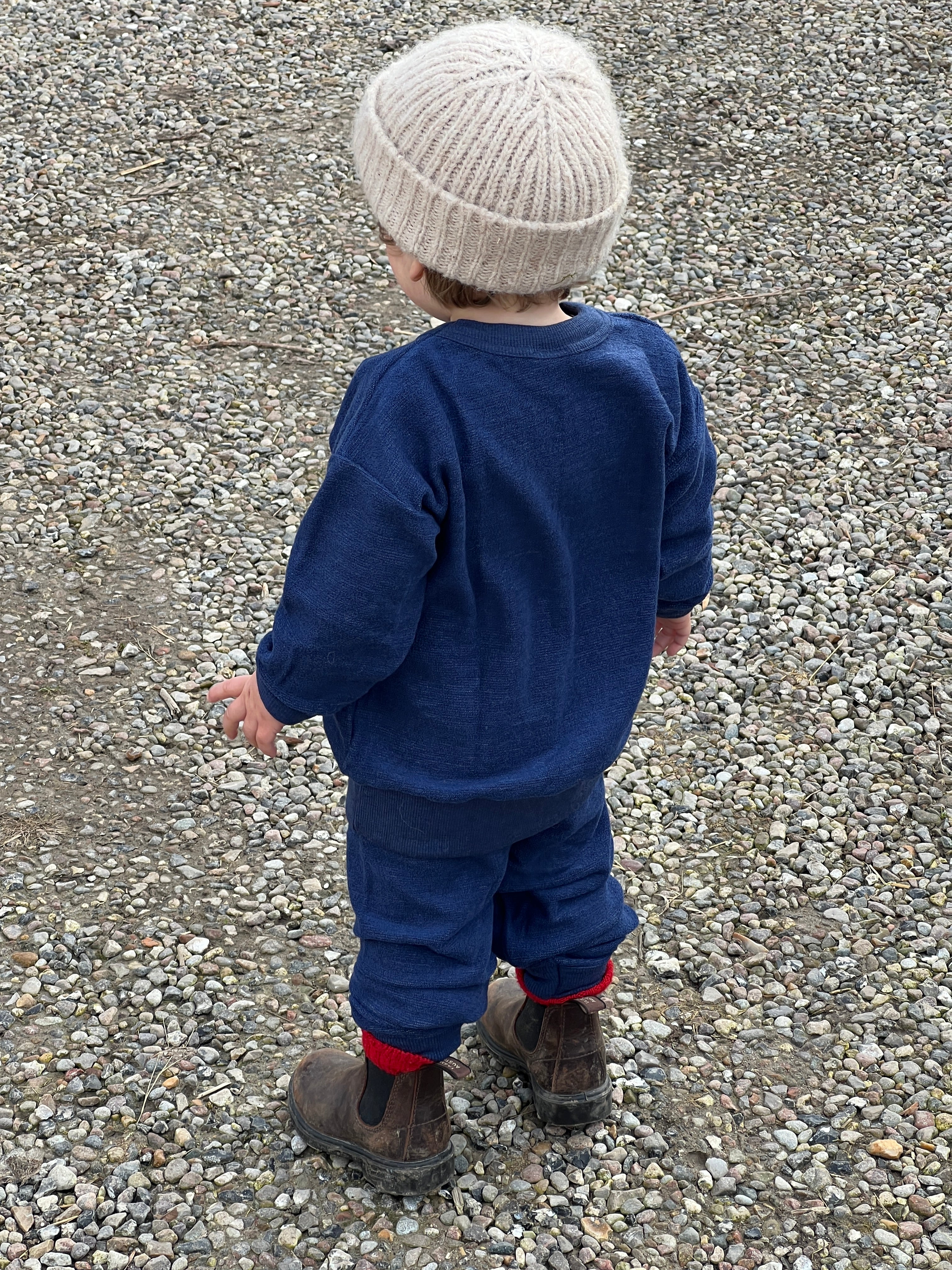 Frotté sæt - marine