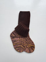 Poeter x Grödo - Uldsokker m. rib og ekstra længde