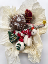 Julepynt - gås med sløjfe