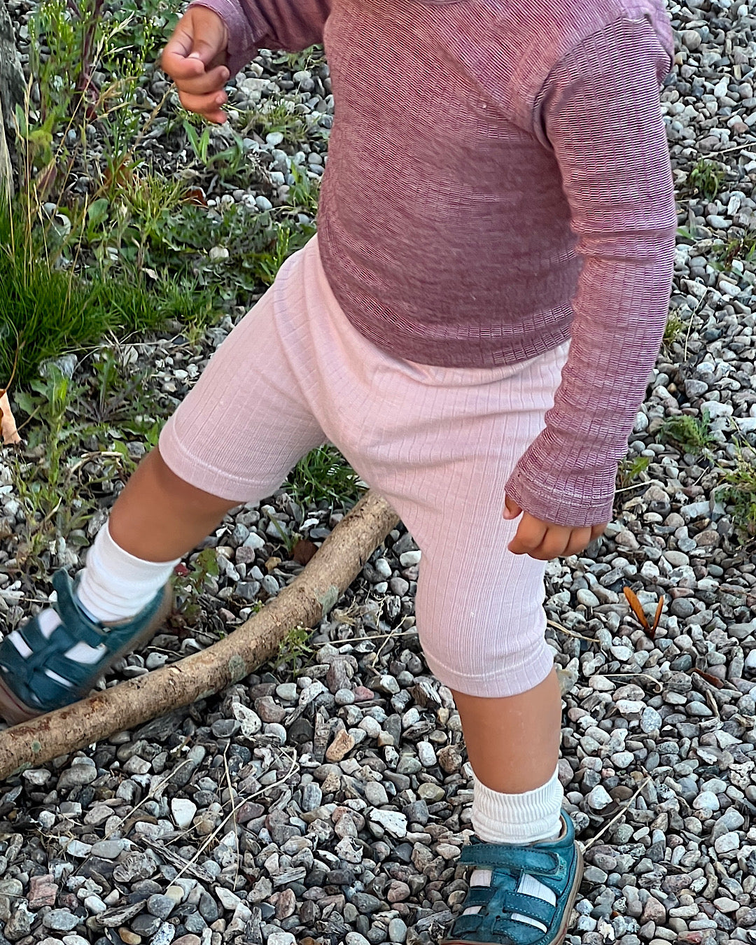 Bluse uld/silke/bomuld - bourgogne