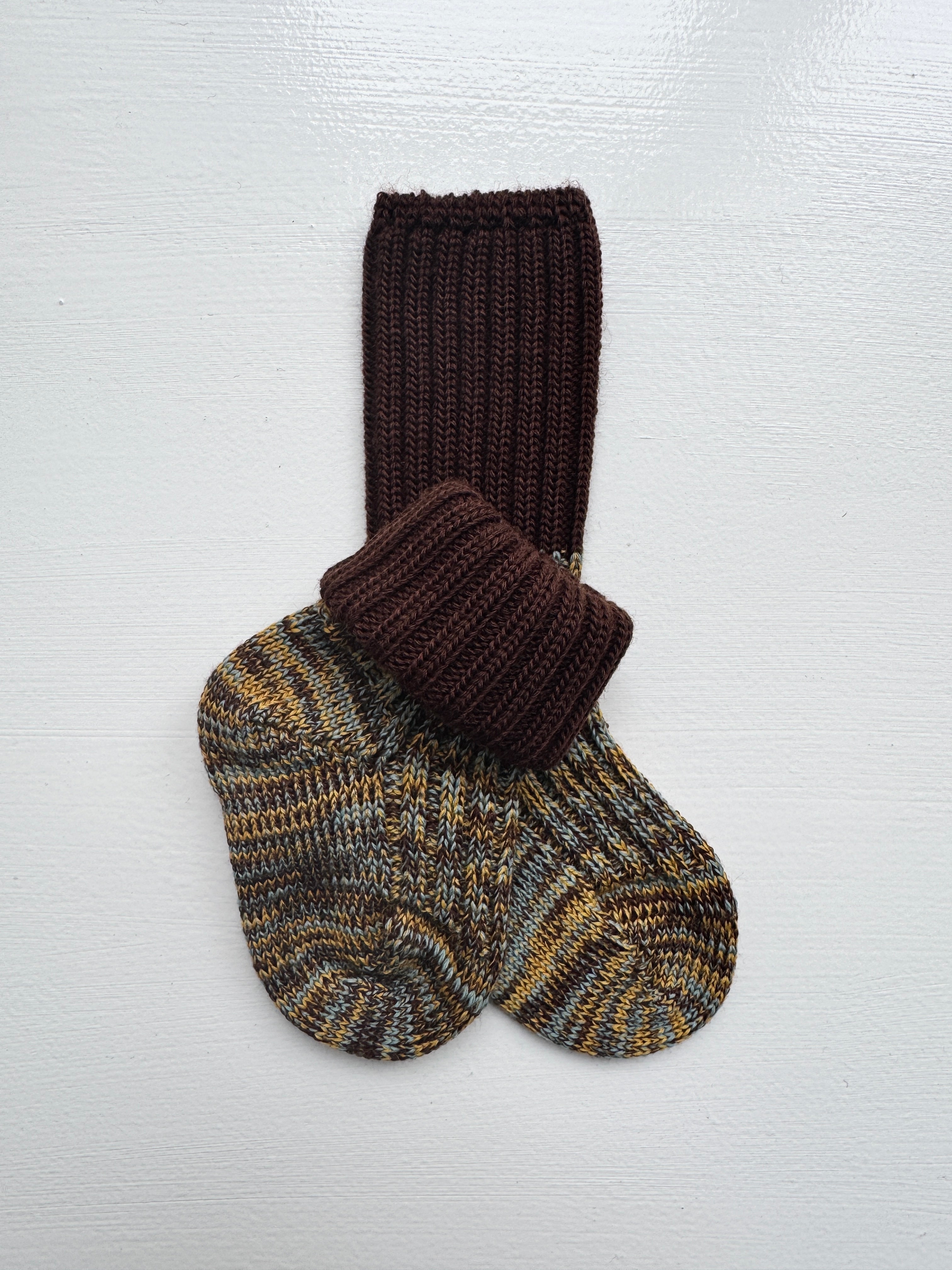 Poeter x Grödo - Uldsokker m. rib og ekstra længde