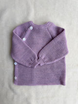 Uldtrøje - lavendel