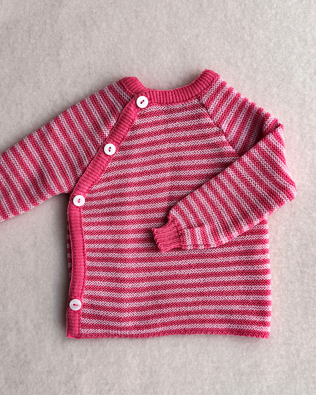 Uldtrøje - candy/rose