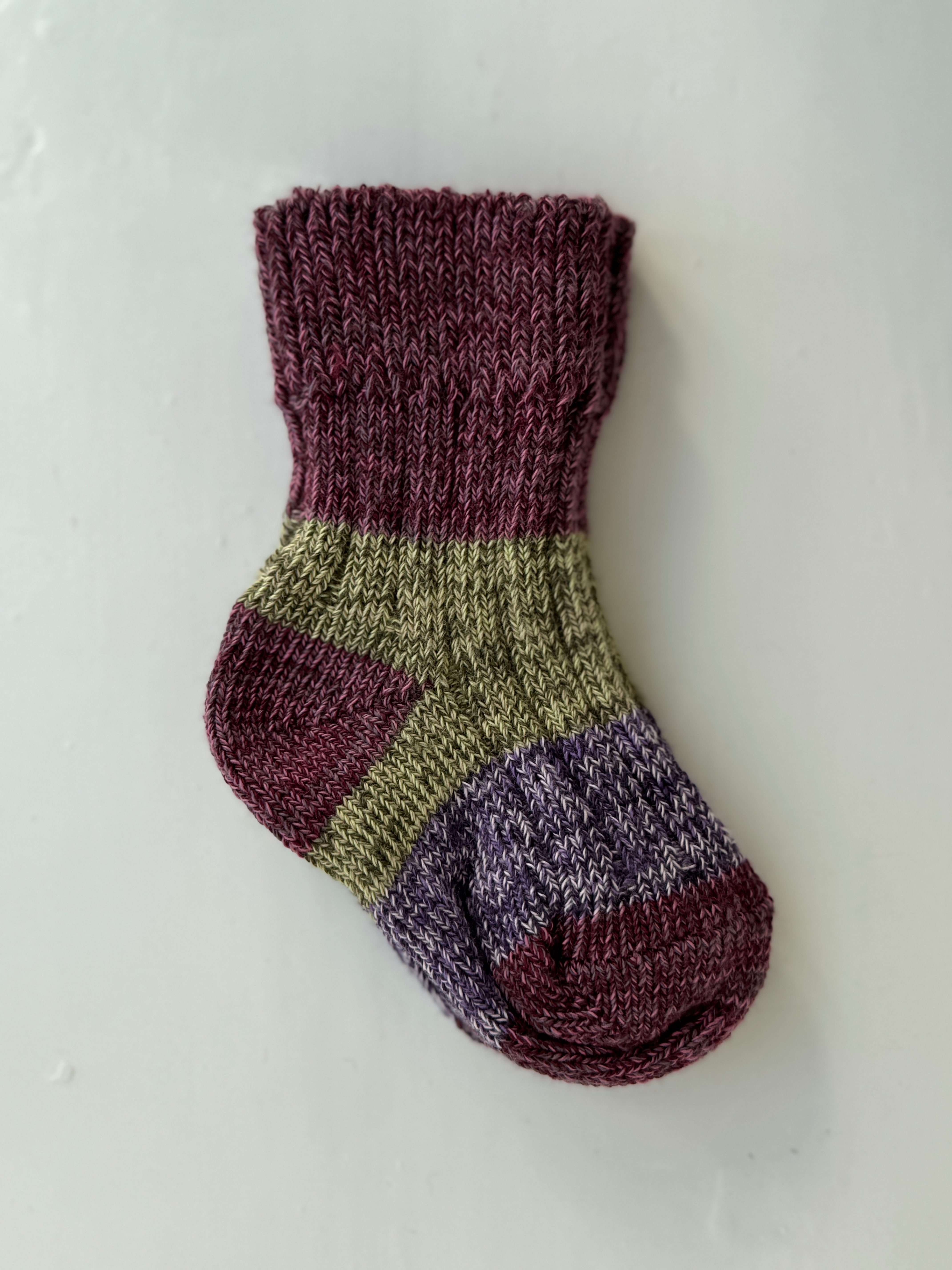 Bomuldssokker Restock - grape skin