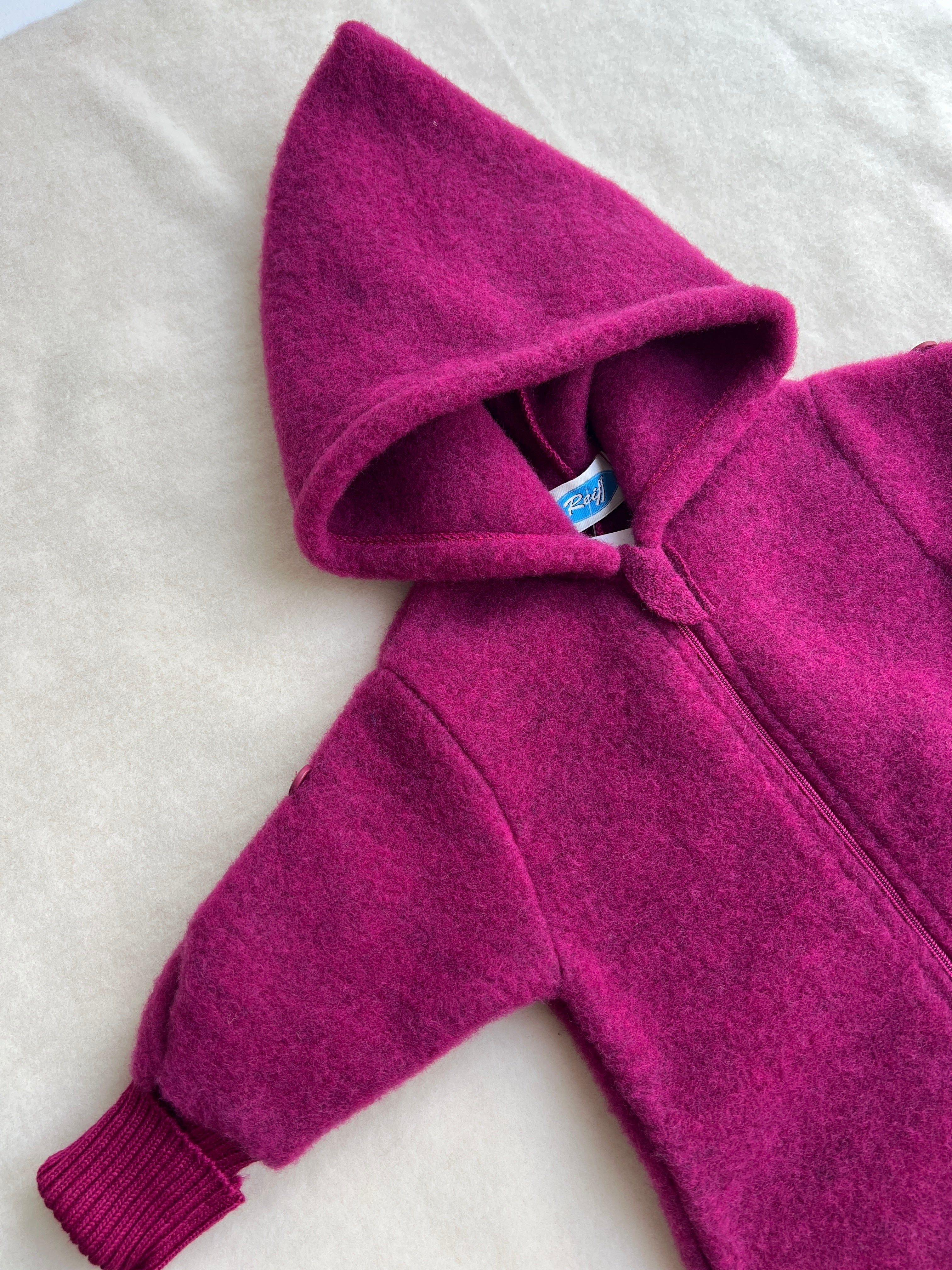 Køredragt i 100% børstet uldfleece - bær