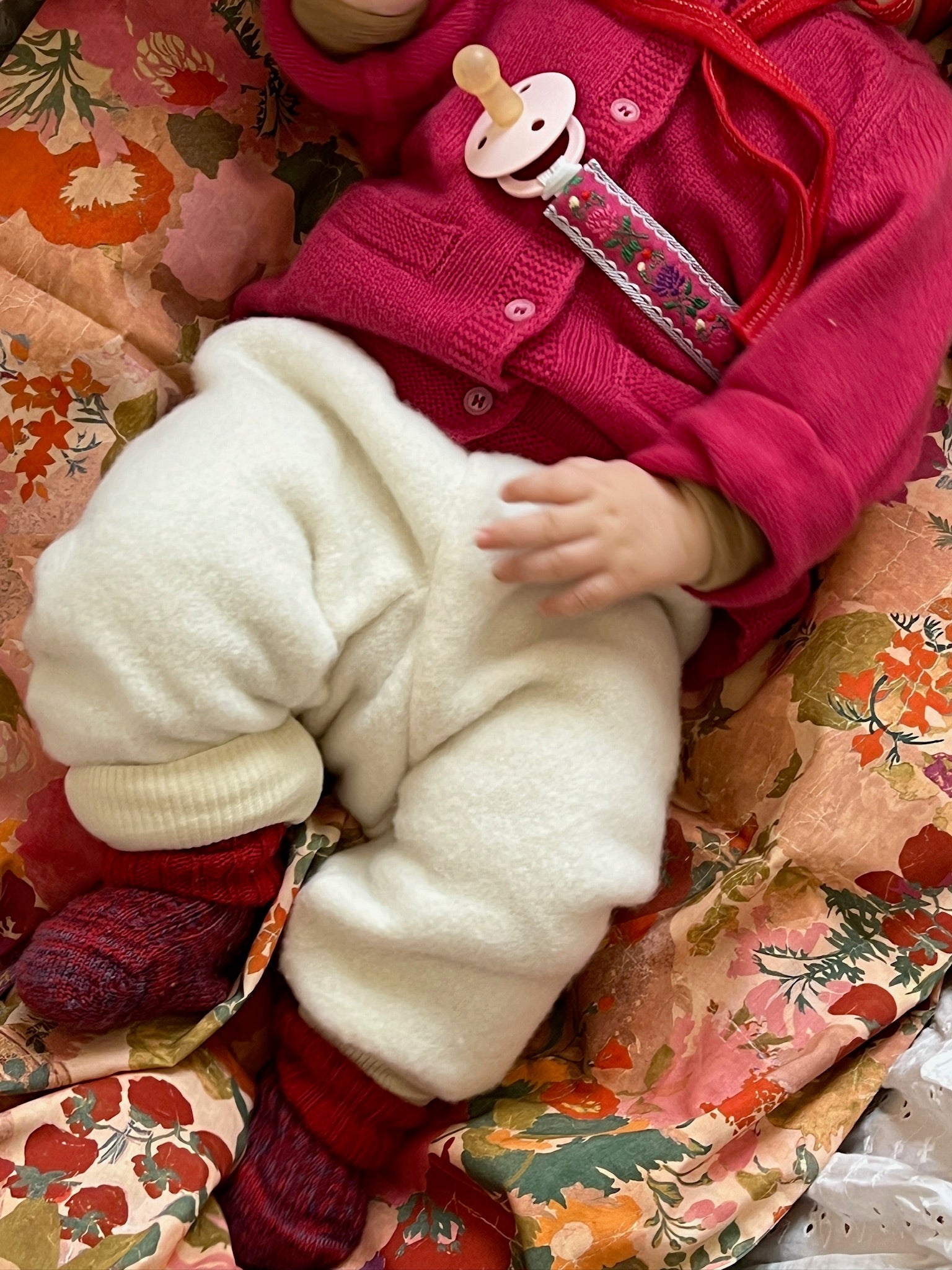 Bukser uldfleece - natur