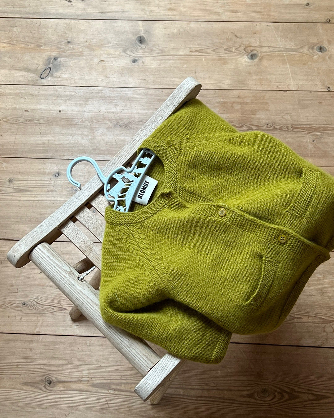 Blomst GOTS 100% cashmere cardigan Pære