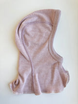 Balaclava uld/silke - rose