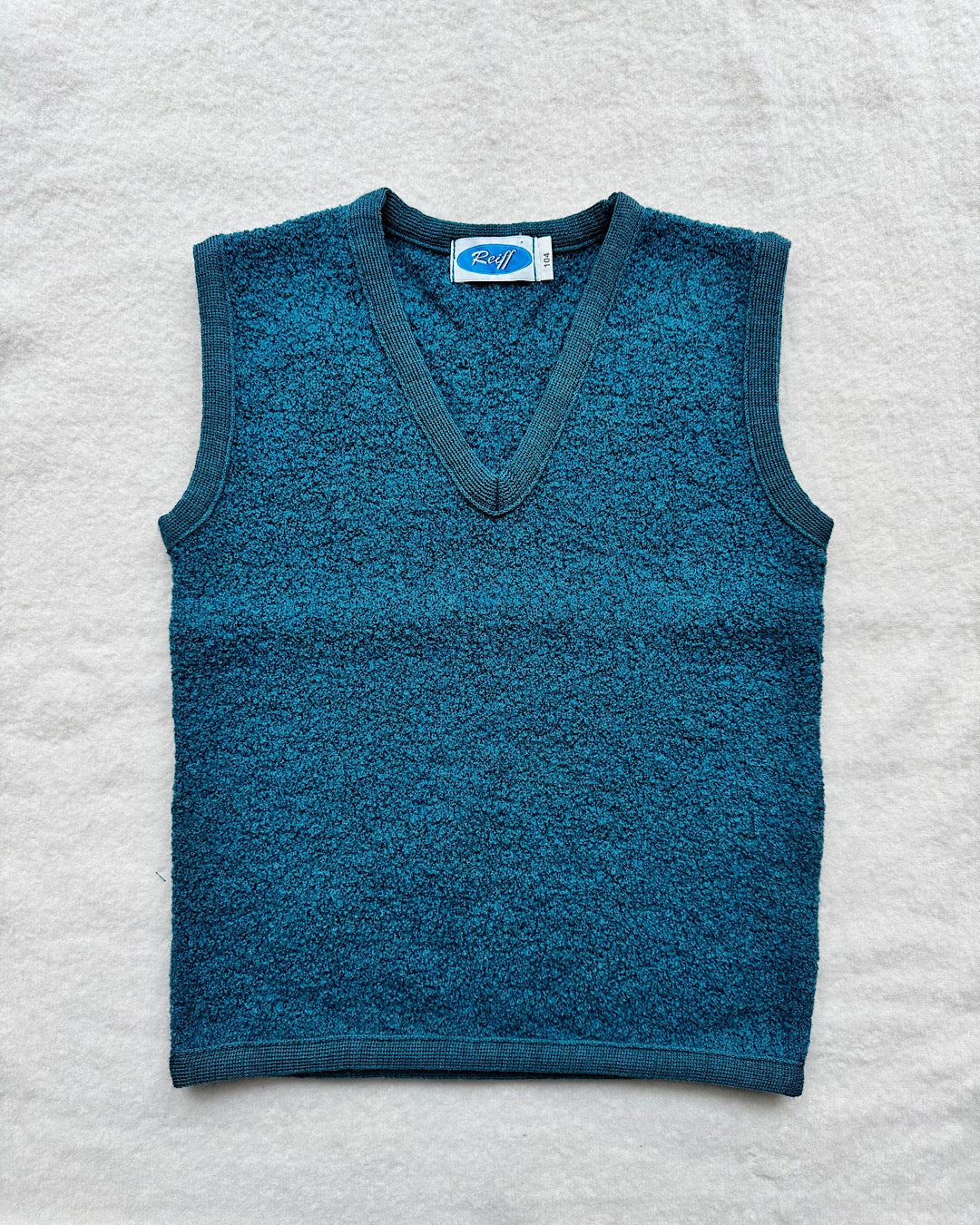 Vest i uld - Smaragd
