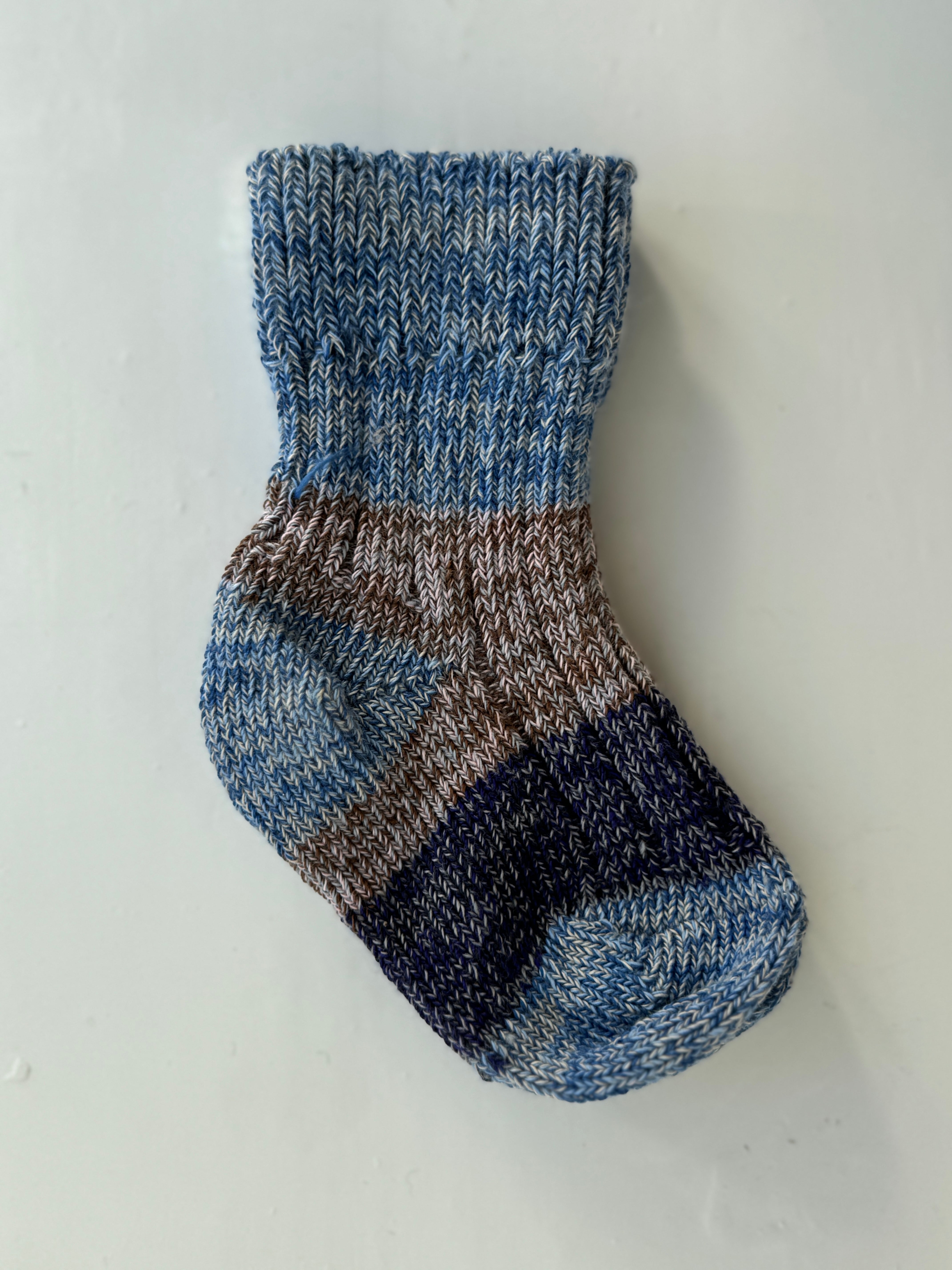 Bomuldssokker Restock - blue bell