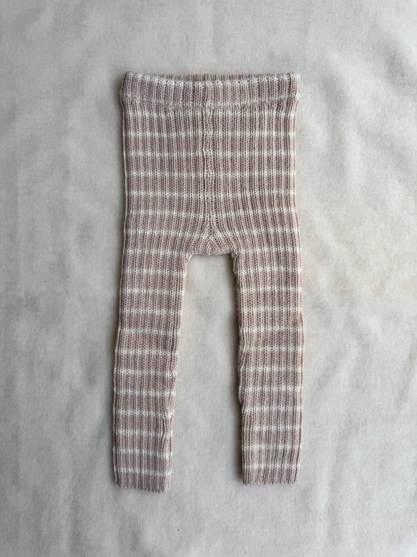 Rib Leggings Striped