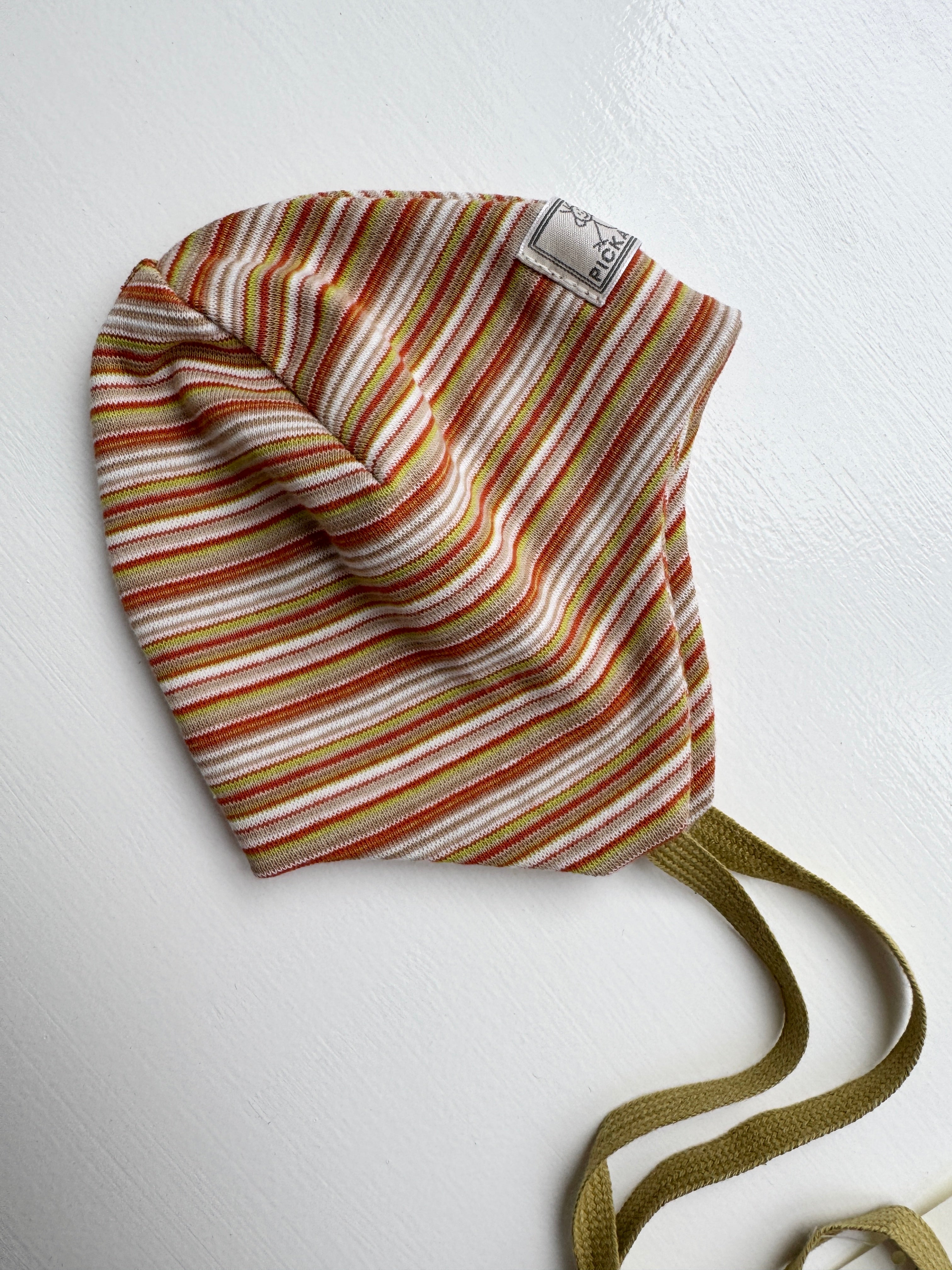 Kyse 100% bomuld - natur/cappuccino/kiwi