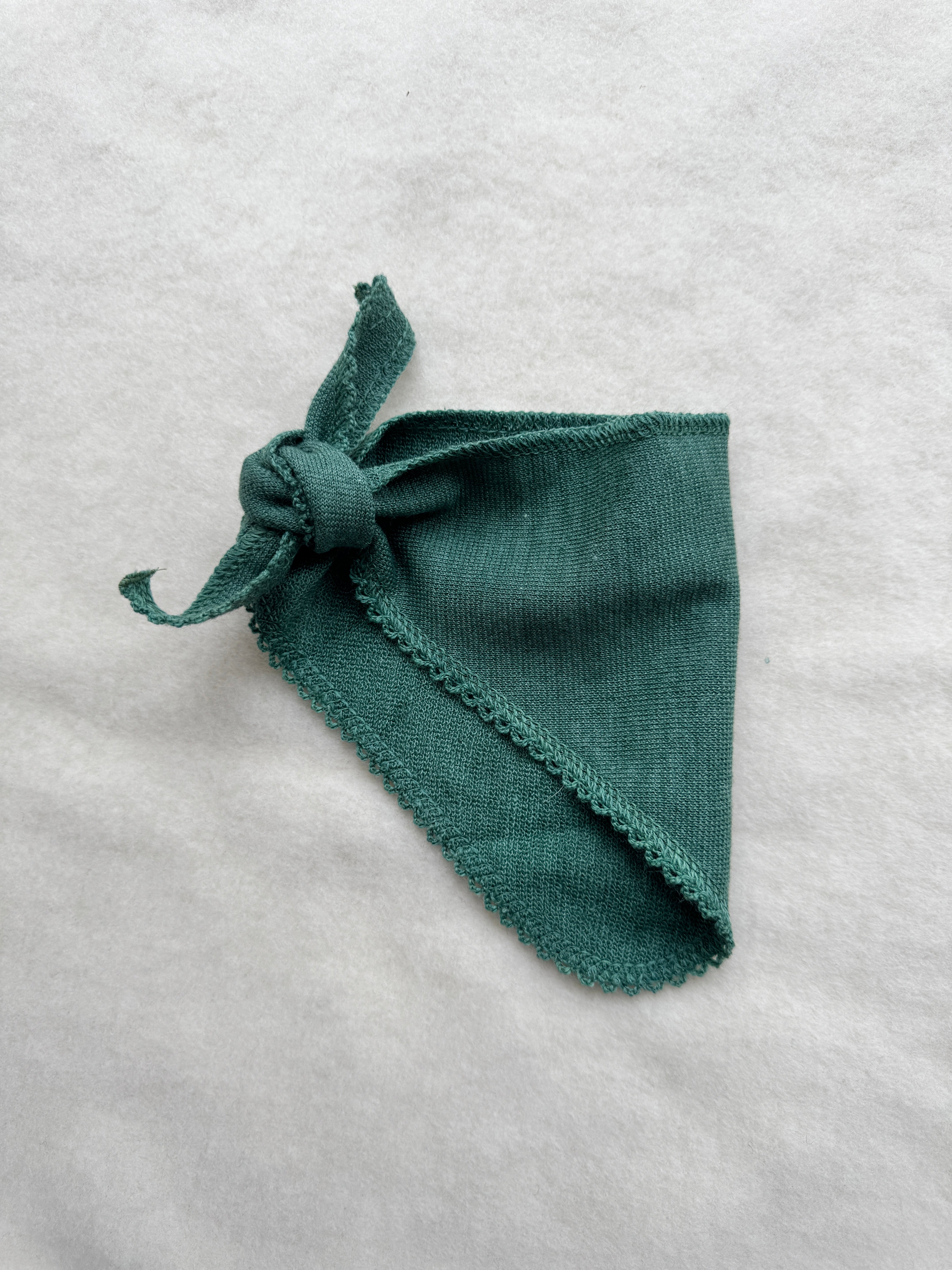 Tørklæde uld/sike - Salbei